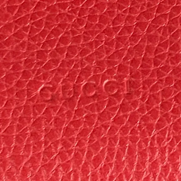 Gucci Bamboo Daily Top Handle Bag Leather Red - Picture 11 of 12